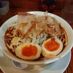 神起 - 辛辛ラーメン（並盛）＋半熟味玉子