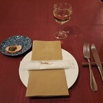 ル マルス - 卓上の設え。