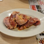 0秒レモンサワー ときわ亭 - 旨とろ炙り豚ハラミ