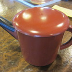 うずら家 - 蕎麦湯