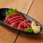 horse sashimi red meat