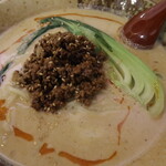 牛久沼夕陽食堂 樂 - “金ゴマ担々麵”￥１，０８０