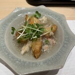 鮨 功 - 鯛の唐揚げ