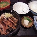 やまぎし - 煮魚（あら煮）定食　６５０円