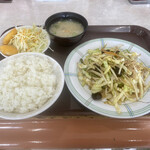 餃子の王将 - 野菜炒め定食