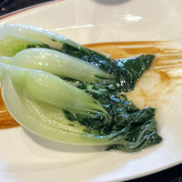 龍天門 - ミニチンゲン菜も冷えてる。