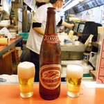 大阪あべの赤のれん - 瓶ビール