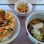 どんきゅう - かき揚げ小丼セット（税込760円）