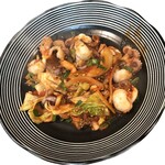 Stir-fried octopus