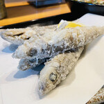 Nonoji - メヒカリ唐揚げ定食+竹の子と蕨の炊き込みご飯