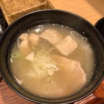 とんかつ けい太 - トン汁