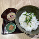 鯛塩そば 灯花 - 真鯛だし茶漬け　550円