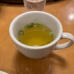 南海飯店 - かたい焼ソバのスープ