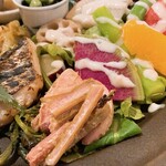 ハッコウ ルパン - 有機野菜と発酵料理ランチ　鰆の桜花三五八漬け焼き