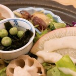 ハッコウ ルパン - 有機野菜と発酵料理ランチ　鰆の桜花三五八漬け焼き