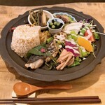 ハッコウ ルパン - 有機野菜と発酵料理ランチ　鰆の桜花三五八漬け焼き