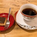 ハッコウ ルパン - 酒粕チーズケーキ、Hコーヒー