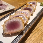 和呑旬 通木 - メジマグロのレアカツ