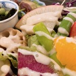 ハッコウ ルパン - 有機野菜と発酵料理ランチ　鰆の桜花三五八漬け焼き