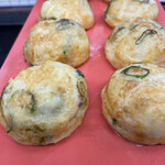 明石玉 十三味 - こだわり卵で九条ねきの明石玉（アップ）