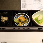 Sumiyaki Robata Kushiro - お通し