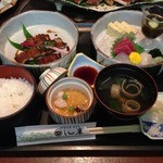 しん東 - 鰻定食（2100円）