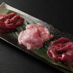 Taste comparison of fillet meat - horse, pig, deer -