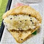 神通温泉 - 天ざる定食(いなり寿司付)
いなり寿司