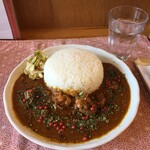 手作りカレーの店　朱（レッド） - 雷神 タケミカヅチ ご飯大盛