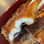 うなぎ処 山道 - 蒲焼断面