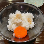富小路 やま岸 - 玉子かけご飯