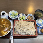 やぶ茂 - 料理写真:もり、カレー丼