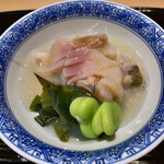 富小路 やま岸 - 蛤の飯蒸し