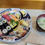玄海鮨 - 海ランチ 880円　貝汁付き