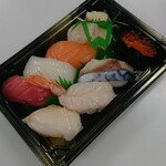 銀のさら - 料理写真:銀のランチ　特選ランチ握り〈8貫〉1,080円