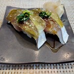 玄海鮨 - そろそろ サバの脂が乗らなくなるそうです
