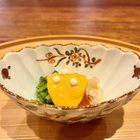 旬彩天 つちや - 長芋、菜の花、イタヤガイ近江蒟蒻