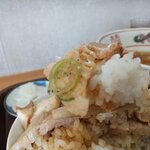 喜多方ラーメン 天高盛 - 半チャーシュー丼　旨し