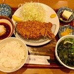 Tonto Ko - ロースカツ定食（おろしソース、温うどん）
