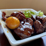 丸一食堂 - 鳥もつ煮　