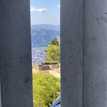 麺処 おぐら - 天守閣窓からの風景