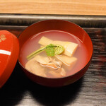 Miyasaka - 蛤、筍、せんまいのお椀