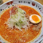 博多担々麺 とり田 - 博多担々麺　¥980　3辛