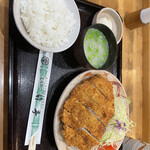 とんかつ 竹亭 谷山店 - 上とんかつ定食