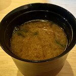 すし処 睦月 - お味噌汁