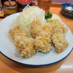 とん八亭 - 一口かつ定食（1500円）