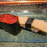 やはしら すし勘 - いくらと子持昆布