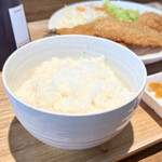 The Teishoku Ya - 海鮮ミックスフライ定食(\800) 小丼に入ったごはん（普通盛り）