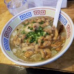 塩そば専門店 桑ばら - カリカリ鴨皮のつけそば ～春よ恋麺使用～