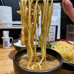 以心麺心 - チャーシューつけ（中）1350円　+　ライス　100円